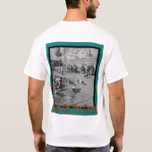 ハンプシャーのブタの農場 Tシャツ (裏面)