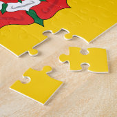 ハンプシャー州旗(UK県) ジグソーパズル (側面)