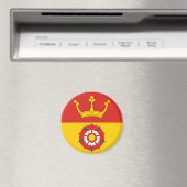 ハンプシャー州旗(UK県) マグネット (インサイチュ (食洗機))