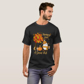 ハンプティが大きな転落 秋のジョーク Tシャツ (正面フル)