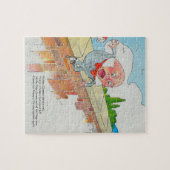 ハンプティダンプティオンウォールマザーグース子供部屋韻 ジグソーパズル (横)