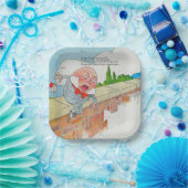 ハンプティダンプティオンウォールマザーグース子供部屋韻 ペーパープレート (パーティー)