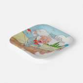 ハンプティダンプティオンウォールマザーグース子供部屋韻 ペーパープレート (傾斜あり)