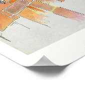 ハンプティダンプティオンウォールマザーグース子供部屋韻 ポスター (角)