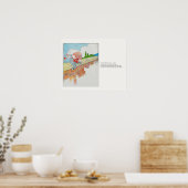 ハンプティダンプティオンウォールマザーグース子供部屋韻 ポスター (キッチン)