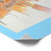 ハンプティダンプティオンウォールマザーグース子供部屋韻 ポスター (角)