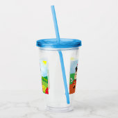 ハンプティダンプティキッズ子供部屋リームカット アクリルタンブラー (左)