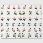 ハンプティダンプティ子供の誕生日 ラッピングペーパー (フラット)