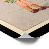 ハンプティダンプティ子供部屋ライム ポスター (角)