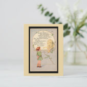 ハンプティダンプティ子供部屋ライム ポストカード (スタンド正面)