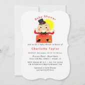 ハンプティダンプティ子供部屋リームカットベビーシャワー 招待状 (正面)