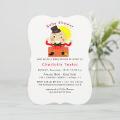 ハンプティダンプティ子供部屋リームカットベビーシャワー 招待状 (スタンド正面)