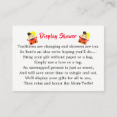 ハンプティダンプティ子供部屋リームベビーシャワーディスプレイ エンクロージャーカード (正面)