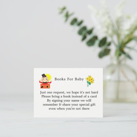 ハンプティダンプティ子供部屋流韻かわいい本のためのベビー エンクロージャーカード (スタンド正面)