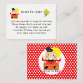 ハンプティダンプティ子供部屋流韻かわいい本のためのベビー エンクロージャーカード (正面/裏面)