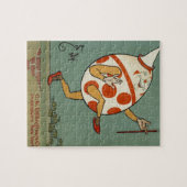 ハンプティダンプティ、ヴィンテージマザーグース子供部屋韻 ジグソーパズル (横)