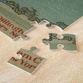 ハンプティダンプティ、ヴィンテージマザーグース子供部屋韻 ジグソーパズル (側面)