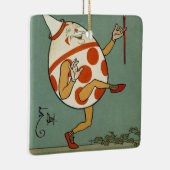 ハンプティダンプティ、ヴィンテージマザーグース子供部屋韻 セラミックオーナメント (右)