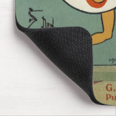 ハンプティダンプティ、ヴィンテージマザーグース子供部屋韻 マウスパッド (コーナー)