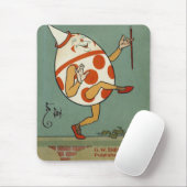 ハンプティダンプティ、ヴィンテージマザーグース子供部屋韻 マウスパッド (マウス)