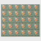 ハンプティダンプティ、ヴィンテージマザーグース子供部屋韻 ラッピングペーパー (フラット)