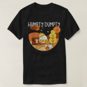 ハンプティ素晴らしは秋秋のダンプティのハロウィーンだった Tシャツ (デザイン正面)