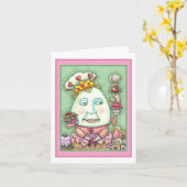 ハンプティ キング, ハート & コンフェクション, ヴァレンタイン 白紙 カード (黄色い花)