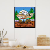 ハンプティ・ダンプティおもしろい・リック・ロンドンの謎 ポスター (キッチン)