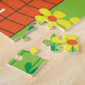 ハンプティ・ダンプティかわいいパーソナライズされた子たち ジグソーパズル (側面)