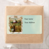 ハンプティ・ダンプティとアリス ラベル (インサイチュ)