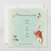 ハンプティ・ダンプティとアリス 招待状 (裏面)