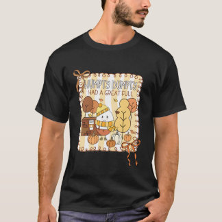 ハンプティ・ダンプティの大きな転落 感謝祭の先生 Tシャツ