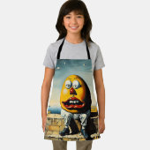 ハンプティ・ダンプティは壁の上に座る エプロン (インサイチュ)