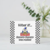 ハンプティ・ダンプティは押された ポストカード (スタンド正面)