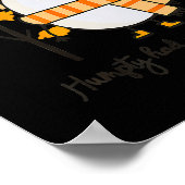 ハンプティ・ダンプティは素晴らし秋感謝祭の秋を迎えた ポスター (角)