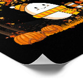 ハンプティ・ダンプティは素晴らし秋感謝祭の秋を迎えた ポスター (角)