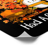 ハンプティ・ダンプティは素晴らし秋紅葉感謝してい ポスター (角)