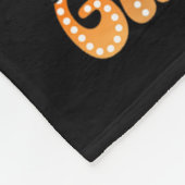 ハンプティ・ダンプティ素晴らしは秋おもしろい卵Thanksgivを持った フリースブランケット (角)