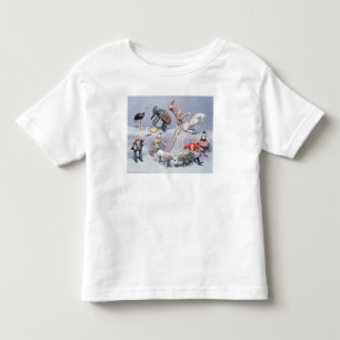 ハンプティ・ダンプティ・サーカス曲芸師と不気味な トドラーTシャツ