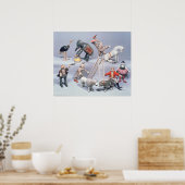 ハンプティ・ダンプティ・サーカス曲芸師と不気味な ポスター (キッチン)