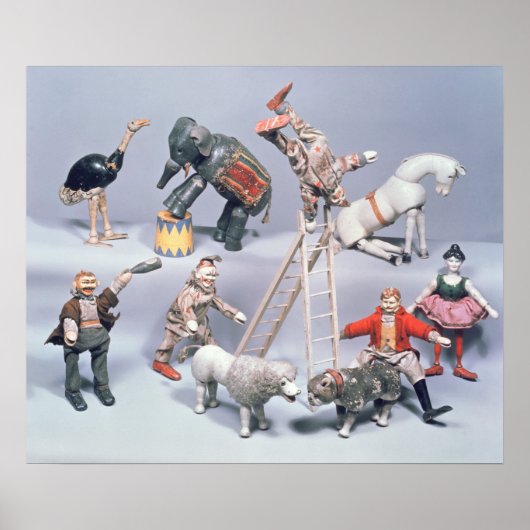 ハンプティ・ダンプティ・サーカス曲芸師と不気味な ポスター (正面)