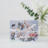 ハンプティ・ダンプティ・サーカス曲芸師と不気味な ポストカード (スタンド正面)