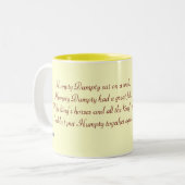 ハンプティ・ダンプティ ツートーンマグカップ (正面左)