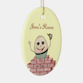 ハンプティ・ダンプティ(ドアハンガー) セラミックオーナメント (右)