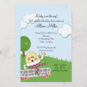 ハンプティ・ダンプティ・ベイビー・シャワー 招待状 (正面/裏面)