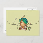 ハンプティ・ダンプティ ポストカード (正面/裏面)