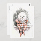 ハンプティ・ダンプティ ポストカード (正面/裏面)