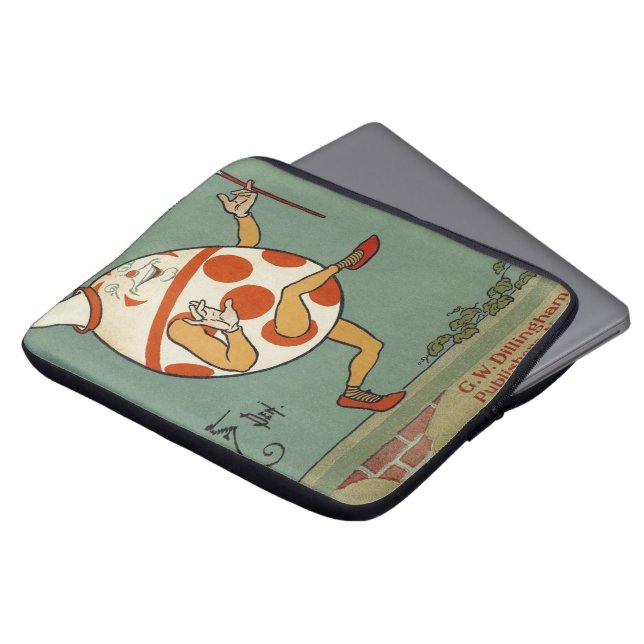 ハンプティ・ダンプティ, ヴィンテージ マザー・グース ナルサリー・ライム ラップトップスリーブ (正面上部)