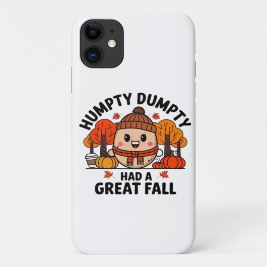 ハンプティ・ダンプティ、楽しい感謝祭 Case-Mate iPhoneケース (裏面)