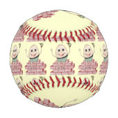 ハンプティ・ダンプティ 野球ボール (裏面)